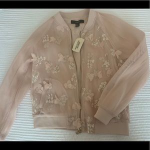 Light pink bomber jacket from Forever 21